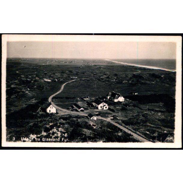 Udsigt fra Blaavand Fyr - Fotokort Pors 3 - Brugt
