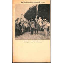 Brnehjlpsdagen 1905 - Fra Brnenes Kontors Teltlejr ved Jonstrup 1904 - u/n - Ubrugt