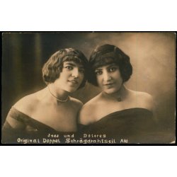 Jnez und Delores - Orginal Doppel Schrgdrahtseil Akt. - Fotokort 5373 - Ubrugt