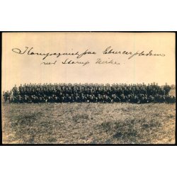 Kompagniet paa Eksercerpladsen ved Starup Kirke - Fotokort u/n - Brugt