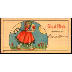 Ingebjrn Klein - Kartonkort - Glad Psk - u/n - Brugt