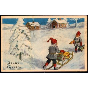 Jenny Nystrm - Visitkortformat - Sagokunst 4703/10 - Brugt