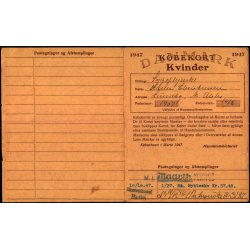 Kbekort - Kvinder med Ptegninger - 2 Verdenskrig