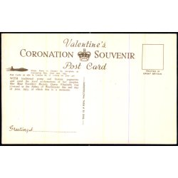 Coronation - Dronning Elizabeth  II - Westminster Abbey - Ubrugt