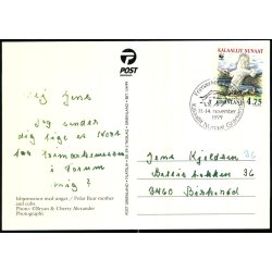 Isbjrnemor med unger - Post Greenland 124/99 - Brugt