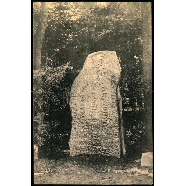 Bornholm - Brogaardsstenen - H.P.J.A. Eneret