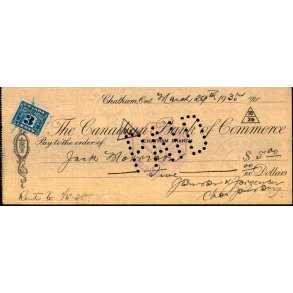 The Canadian Bank of Commerce 1935