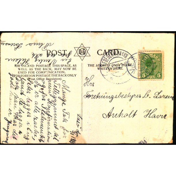 VESTER (BL) p Postkort