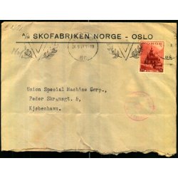 Censurbrev fra Norge  26 - 9 - 41 - Til Danmark