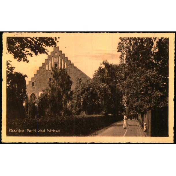 Maribo - Parti ved  Kirken - Stender M. 5 - Brugt