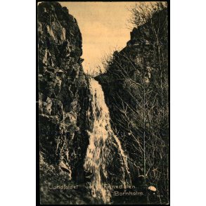 Bornholm - Vandfaldet ved Finnedalen - Frits Srensen 76 B - Brugt