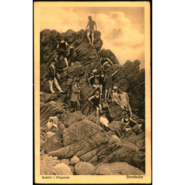 Bornholm - Badeliv i Klipperne - Frederiksberg kunst. 487 - Brugt