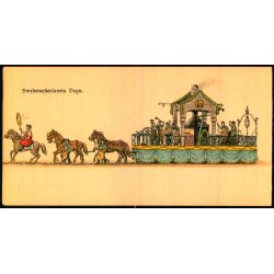 Smedemssterlavets Vogn - Visitkort 14 x7 u/n - Ubrugt