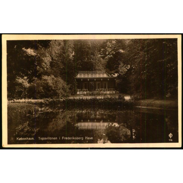 Kbenhavn - Tepavillonen i  Frederiksberg Have - Chr. Olsen 118 - Brugt