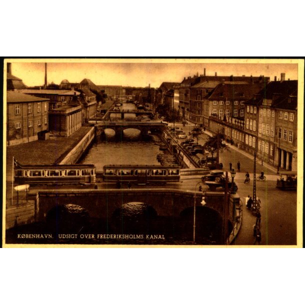 K�benhavn - Udsigt over  Frederiksholms Kanal - J.C.O. u/n - Ubrugt