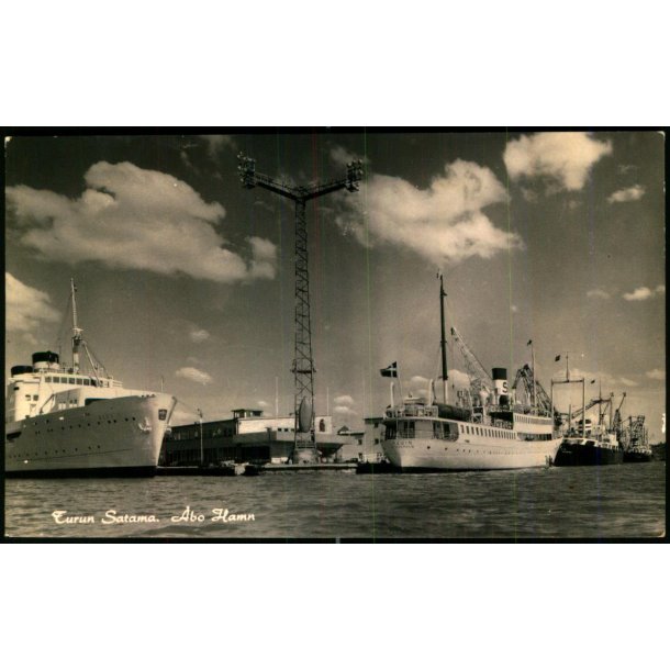 Turun Satama - bo Havn - Fotokort u/n - Brugt