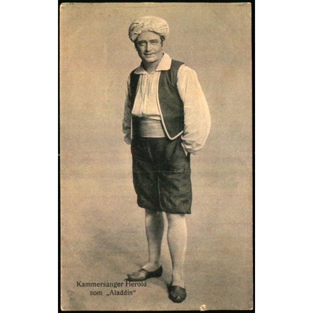 Kammersanger Herold som Aladin  - C.F. 137 - Brugt