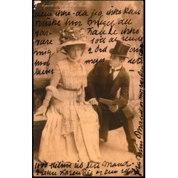 Augusta Blad og Olaf Fnss i Kongen - Alex Vincent u/n - Brugt