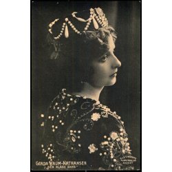 Gerda Krum- Nathansen  i Den glade Enke  - Alex Vincent 1354 - Ubrugt