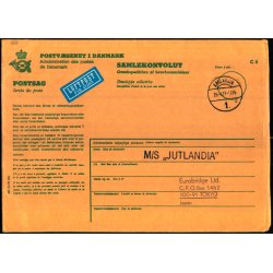 Luftpost - Samlekuvert - M/S Jutlandia 19 - 4 - 77 - Tokyo