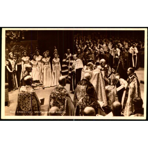 Coronation - Dronning Elizabeth  II - Westminster Abbey - Ubrugt