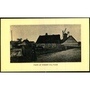 Parti af Nordby paa Fan� - Billede fra Folder - u/n - Ubrugt