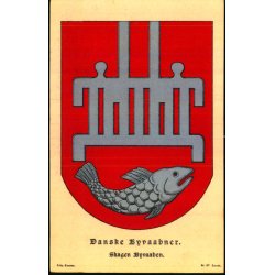 Danske Byvaabner - Skagen Byvaaben - Fritz Benzen 57 - Ubrugt