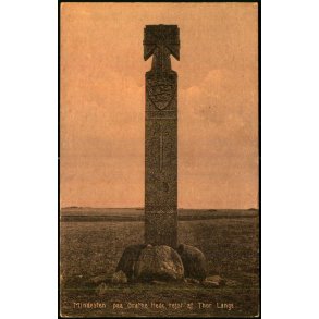 Mindesten paa Grathe Hede - Rejst af Thor Lange - Christensen 10061 - Ubrugt