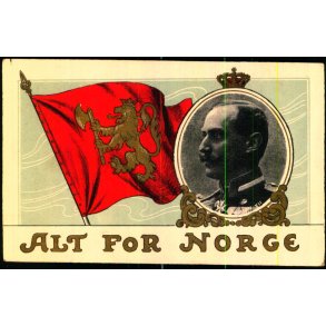 Alt for Norge - Kong Hkon VII. - C. Stender u/n - Ubrugt