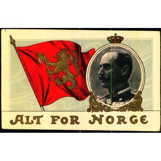 Alt for Norge - Kong Hkon VII. - C. Stender u/n - Ubrugt