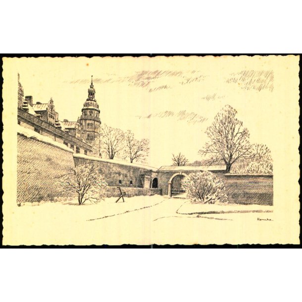 V. Hancke - Kronborg - Kongetrnet - Helsingr - Stender u/n  - Ubrugt