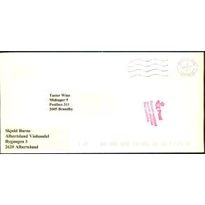 Efterporto - Brev fra Brndby  22 - 6 - 1997 - Efterporto - Porto berigtiget overfor afsender !