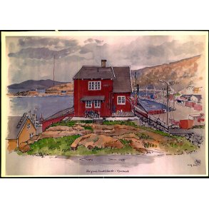 Det gamle Handelskontor i Upernavik - Billede 21 - 15 cm - Ubrugt