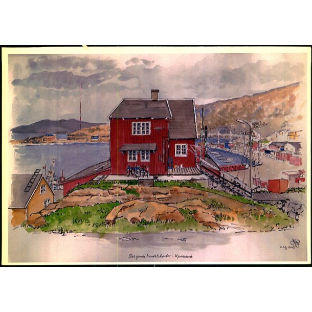 Det gamle Handelskontor i Upernavik - Billede 21 - 15 cm - Ubrugt