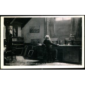 Skagen - Holger Drachmann i sit Arbejdsv�relse - Nielsens 28265 - Ubrugt