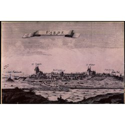 Varde ca. 1750 - Billede p� karton 15� x22� cm 