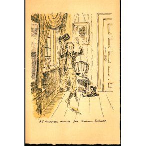 H.C. Andresen danser for Madam Schall -  u/n - Ubrugt