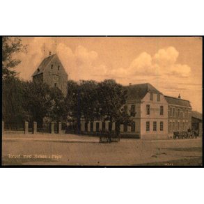 Torvet med Kirken i H�jer - V. Kielers Bogh. 54898 - Ubrugt