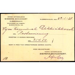 Siemens - Schuckert - Kbh. - u/n - Brugt