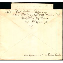 Brev med indhold (4 Ark) fra Vesterbros K.F.U.M. Sommerlejr 1943 - Magleby - Klippinge - Brugt