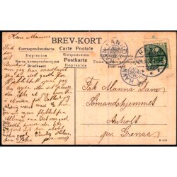 Bornholm - Davidsen i Hammerhavn - Stjernestempel Anholt Havn p bagsiden - H.P.J. u/n - Brugt