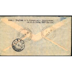 Luftpost Rekommanderet Brev fra Argentina til Danmark - 28 - 2 - 1931