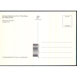 Dronning Beatrix - Prins Claus - Holland -  spanjersberg 142 - Ubrugt