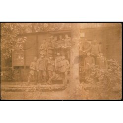 Feldtpostkarte - 23 - 7 - 15 - Til Schlesvig  - Forside : Soldaterfoto