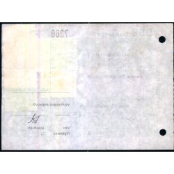 Banepakke DSB - Flgeseddel - 2 - 1 - 78 - 3x800 re - 1x100 re - Stemplet