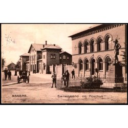 Assens - Banegaard og Posthus - Stender 13352 - Brugt