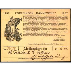 Aftenunderholdning for Soldater i Grundtvigs Hus - Foreningen Dannevirke 1937 