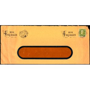 Perfin - Kbenhavns Kommune p Brev - Stadsingemirens Direktorat - Stemplet