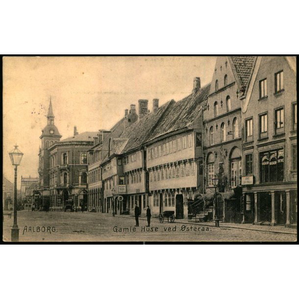 Kopi af Aalborg - Gamle Huse ved steraa - (Besgsanmeldelse) p Bagsiden - C.St. 588