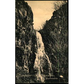 Bornholm - Vandfaldet ved Finnedalen - Frits Srensen 76 B - Brugt